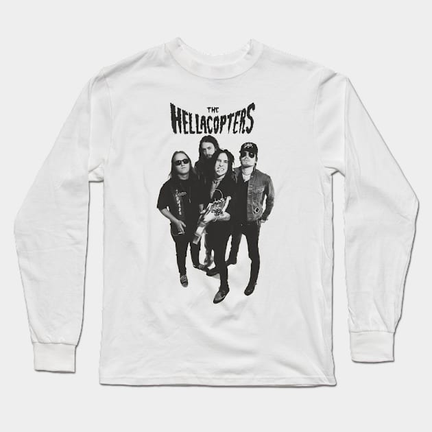 The Hellacopters Long Sleeve T-Shirt by CosmicAngerDesign